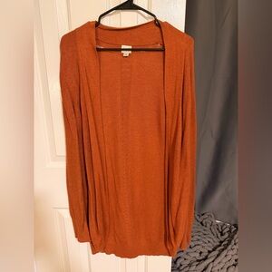 a new day Women's Warm Rust Cardigan